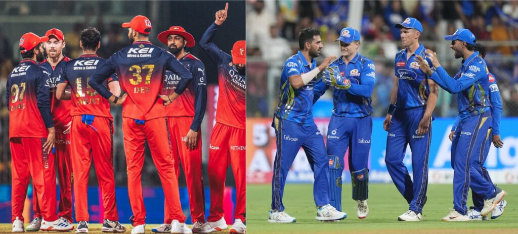  Royal Challengers Bengaluru vs Mumbai Indians 

