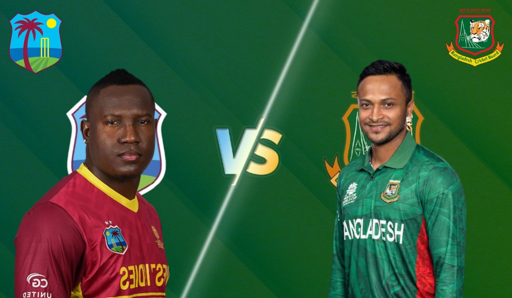 বাংলাদেশ বনাম ওয়েস্ট ইন্ডিজ ম্যাচ স্কোরকার্ড