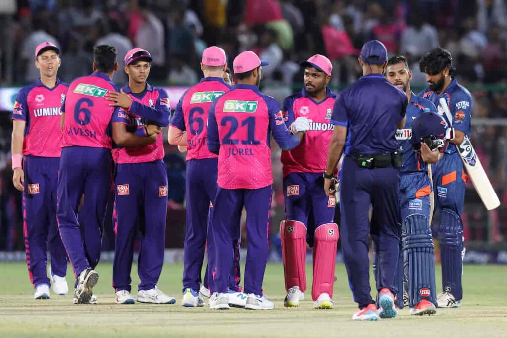 Rajasthan Royals vs Lucknow Super Giants