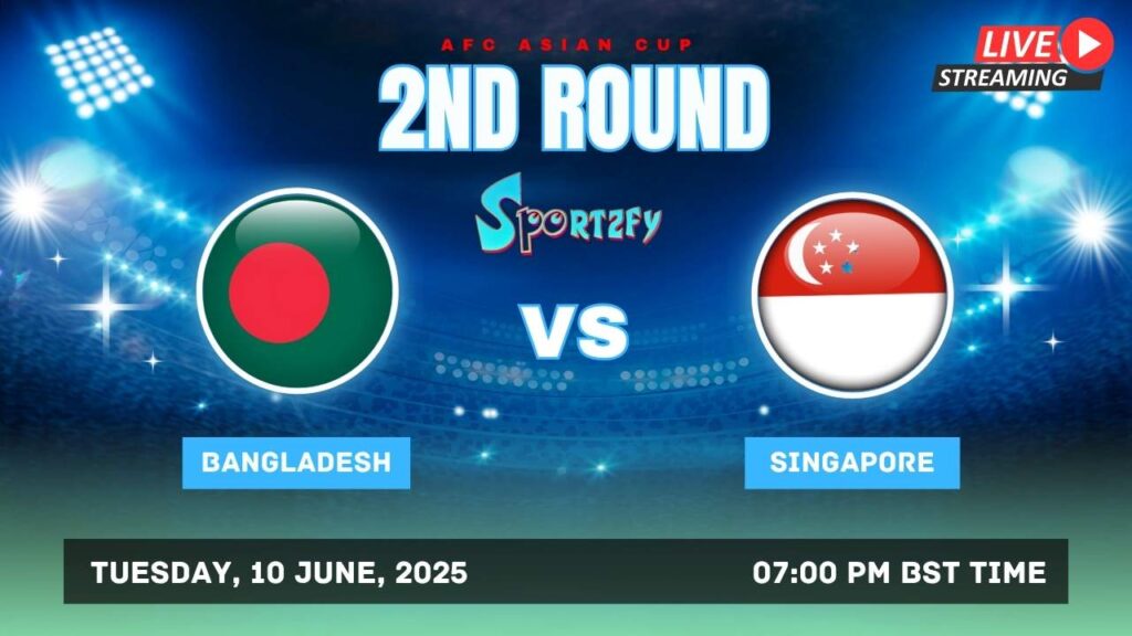 বাংলাদেশ বনাম সিঙ্গাপুর – এএফসি এশিয়ান কাপ কোয়ালিফাই, ম্যাচ